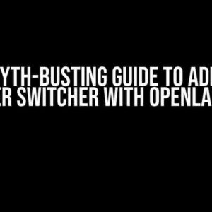 The Myth-Busting Guide to Adding a Layer Switcher with OpenLayers