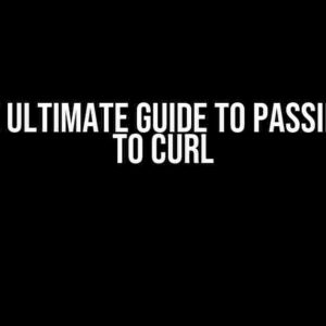 ZSH: The Ultimate Guide to Passing `=()` to CURL